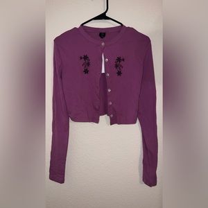 Urban Outfitters Purple Cardigan